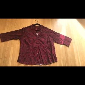 212 Collection button-down blouse